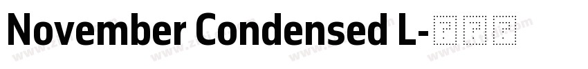 November Condensed L字体转换